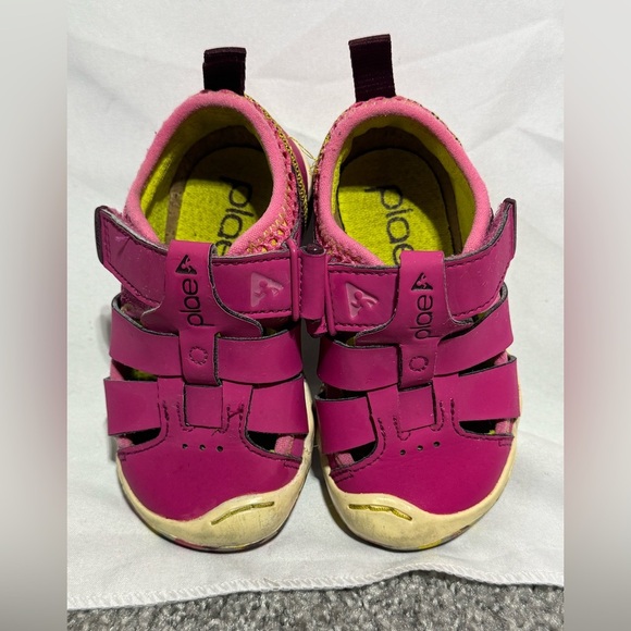 Plae Sam 2.0 Fuscia Play-worthy Sandals Size 6 Toddler - Picture 6 of 8